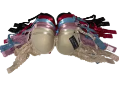 CJ2097-Condeza conjunto labrado sin base con detalle de cinta | Cantidad minima de compra 3 - comprar online