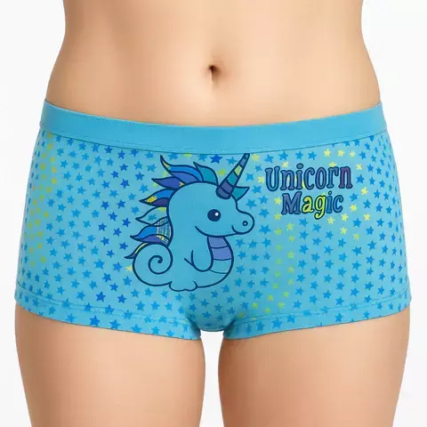 BO902-BOXER DE NENA ESTAMPADO ALGODÓN Y LYCRA | Cantidad mínima de compra 3 - comprar online