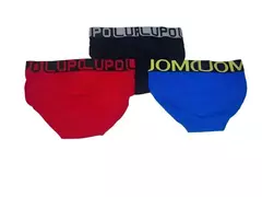 SL94-Lupo slip hombre importado liso | Contidad minima de compra 3 - Lenceria marina