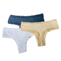 SK10543-Marca: Sayka | Culotte less microfibra c/puntilla - comprar online