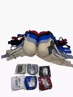 CJ2089-Condeza conjunto microfibra sin base con encaje en contorno | Cantidad minima de compra 3 - comprar online