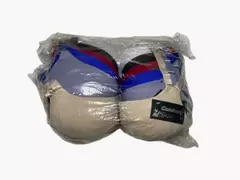 COR8823-Condeza corpiño talle especial rayado con encaje en contorno | Cantidad minima de compra 3 - Lenceria marina