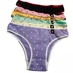 BO739-VEDETINAS ESTAMPADOS DE FLORES-ALGODÓN Y LYCRA | Cantidad mínima de compra 3 - comprar online