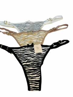 BER6301-(BERLIN) Tanga less de algodón & lycra packx 3