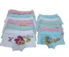 BO902-BOXER DE NENA ESTAMPADO ALGODÓN Y LYCRA | Cantidad mínima de compra 3 - comprar online