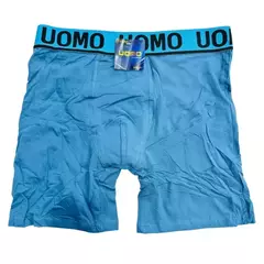 BX823-BOXER UOMO LISO DE ALGODÓN Y LYCRA PIERNA LARGA | Cantidad mínima de compra 3 en internet