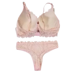 DA4535-Conjunto de Soft con puntilla DT | Cantidad mínima de compra 3 - Lenceria marina