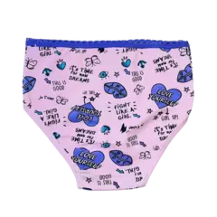 DLN819-Bombacha de Nena Color Tela Estamp. Modelos Varios | Cantidad mínima de compra 3 - Lenceria marina
