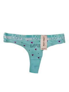 BO88637-21-Linda luna colales algodon estampado elastico love talle especial | Cantidad minima de compra 3 en internet