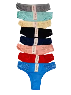 BO71159-28-Linda luna vedetina algodon encaje en laterales talle especial | Cantidad minima de compra 3 - comprar online