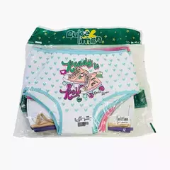DLJ917-Bombacha Juvenil Frente Estampado. | Cantidad mínima de compra 3 en internet