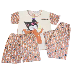 PJ90917-Needfeel pijama dama 3 piezas con remera | Cantidad minima de compra 3 - Lenceria marina