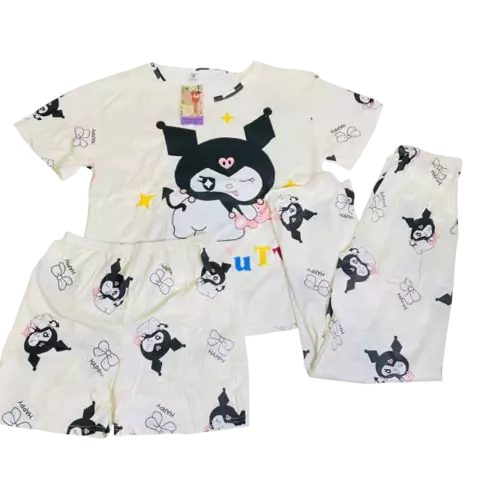 PJ90917-Needfeel pijama dama 3 piezas con remera | Cantidad minima de compra 3 - comprar online