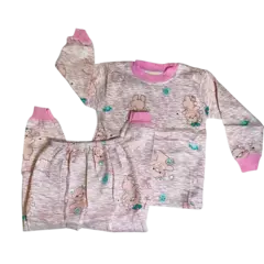 Imagen de PJ828688-Linda Luna pijama frizado bebe nena | Cantidad minima de compra 3
