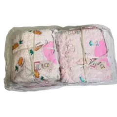 PJ828688-Linda Luna pijama frizado bebe nena | Cantidad minima de compra 3