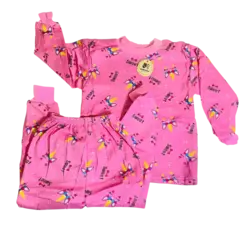 PJ525086-Linda Luna pijama frizado bebe nena | Cantidad minima de compra 3 - Lenceria marina