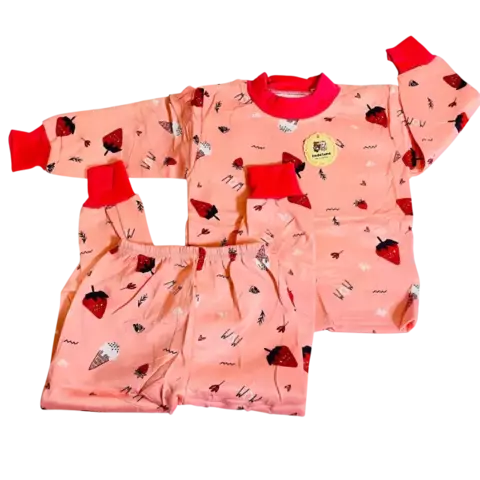 PJ525086-Linda Luna pijama frizado bebe nena | Cantidad minima de compra 3 - comprar online