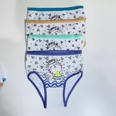 DLN819-Bombacha de Nena Color Tela Estamp. Modelos Varios | Cantidad mínima de compra 3 - tienda online