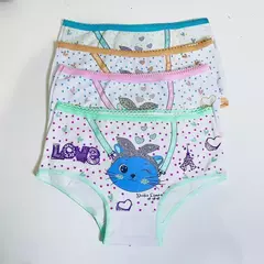 DLJ920-Bombacha Juvenil Basica Tela Estamp. | Cantidad mínima de compra 3 - tienda online