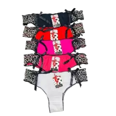 BO928-LESS DE MICROFIBRA CON MOÑO DECORATIVO CON ANIMAL PRINT | Cantidad mínima de compra 3 - comprar online