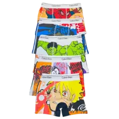 BX824-BOXER DE NIÑO DE ALGODÓN Y LYCRA CON ESTAMPADO ADELANTE | Cantidad mínima de compra 3 - comprar online
