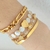 MIX DE PULSEIRA AYLA + PULSEIRA DIVINA + PULSEIRA LIVIA + BRACELETE LISO
