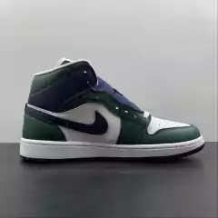 Nike Air Jordan 1 MID - Green and Navy na internet