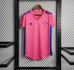 Camisa Cruzeiro 22/23 Outubro Rosa - Versão Feminina