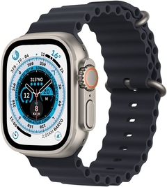 Smart Watch IWO W68 - Pulseira Oceano Silicone