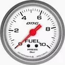 MANÔMETRO ODG DRAG FUEL 7KG 66MM - FUNDO BRANCO