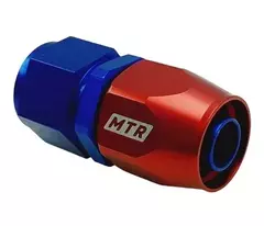 CONEXÃO MTR 10AN RETA P/ AEROQUIP AZUL E VERMELHA