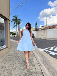 Vestido plissado