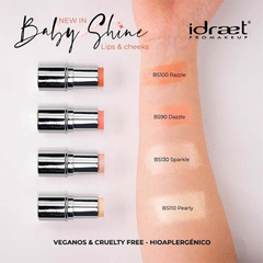 Iluminador en Crema - Baby Shine Lips&Cheeks Duo Stick Tono BS110 Pearly 6g IDRAET