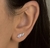 Brinco Earcuff gotas coloridas