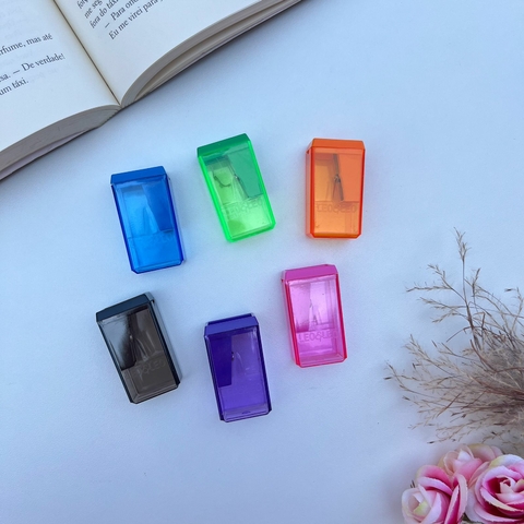 Apontador Bloco 4Cm C/Deposito Caixa Leoeleo