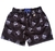 Short Mauricinho Tactel C/ Elastano - Preto Caveira - STATUS FOR MAN