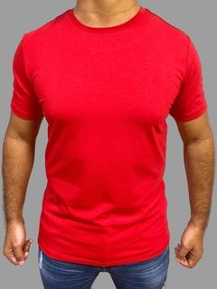 T-shirt Malha Detalhe Ombro Sallo - Vermelha Ref.10101163
