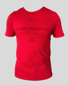 Camiseta Masc. Acostamento Back To Beyond - Vermelho Hibisco Ref. 96102044