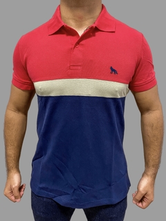 Polo Masc Recort Listra Acostamento Ref.96104026