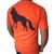 Camiseta Masc Acostamento Lobo nas Costas - Laranja Flamingo Ref. 96102190 - STATUS FOR MAN