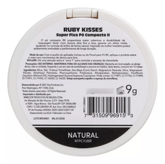 Pó Compacto Super Fixo 9g - Ruby Kisses - Cor Creme - MAINARA RODRIGUES BEAUTY
