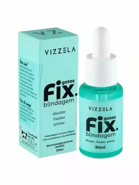 Fixador de Maquiagem Gotas Fix Blindagem - Vizzela