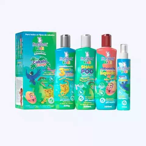 Kit Cabelo e Corpo Kids