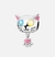 berloque gato colorido - comprar online