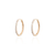 Argola Hortência 17mm (dourado) - comprar online