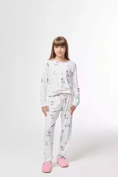Pijama Pele de Pêssego Ovelha - comprar online