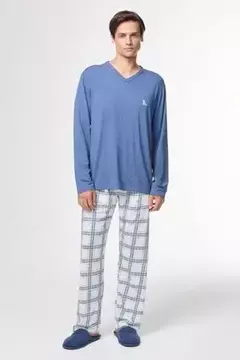 Pijama Xadrez Claro - comprar online