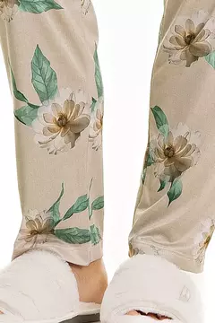 Imagem do Pijama Verde Floral