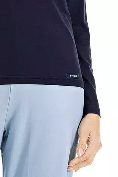 Pijama Blusa Viscolycra Calça Floral - comprar online