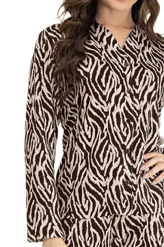 Pijama Aberto Animal Print - comprar online
